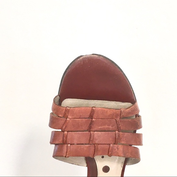 Naturalizer Brown Heeled Slip Sandals Size 8 - Picture 5 of 8